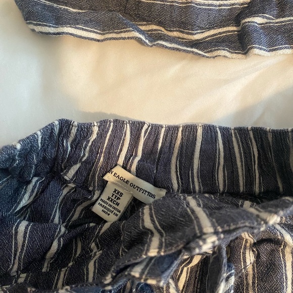 BLUE STRIPED AMERICAN EAGLE TWO PIECE SET - Picture 4 of 5